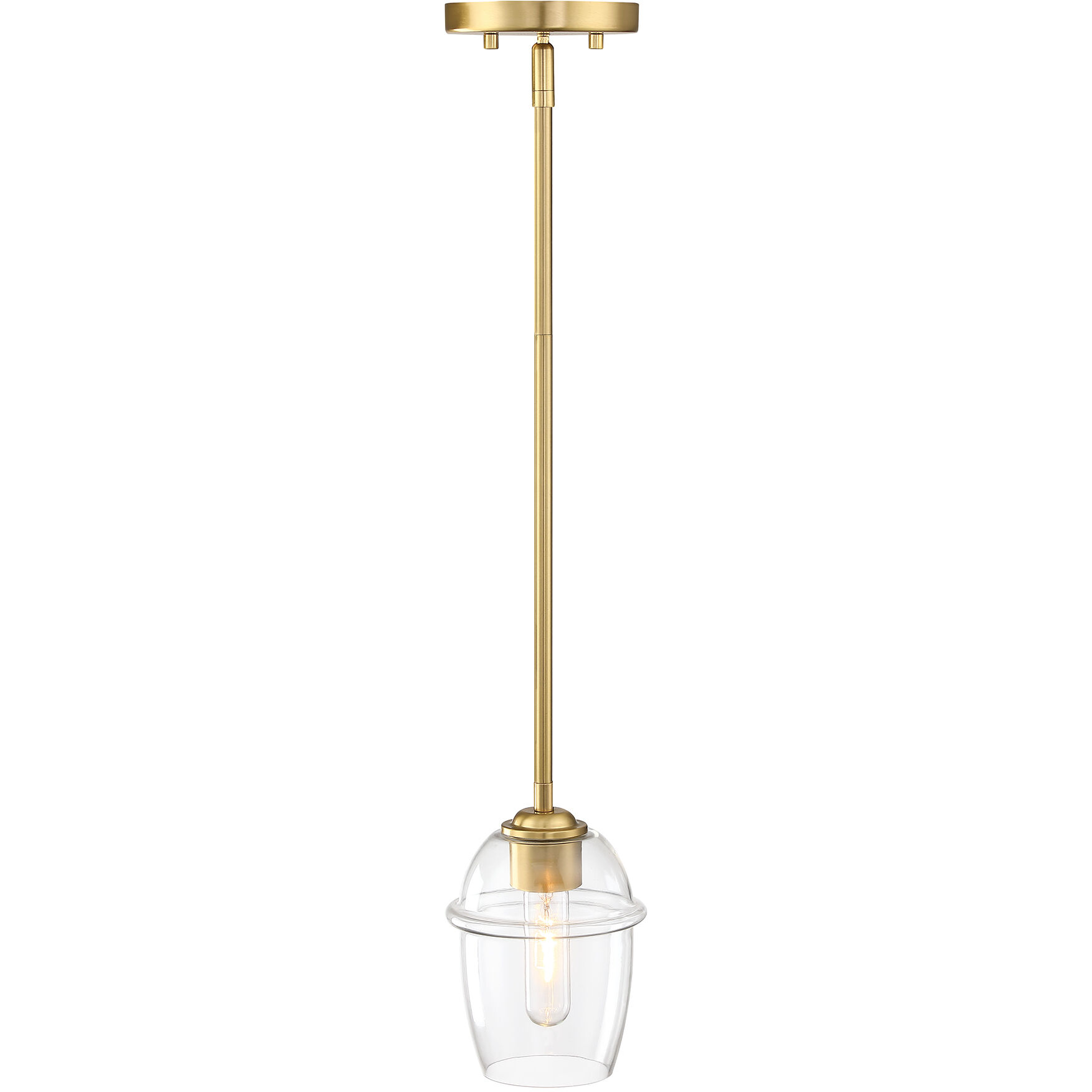 Summer Jazz 1 Light 5.5 inch Brushed Gold Pendant Ceiling Light
