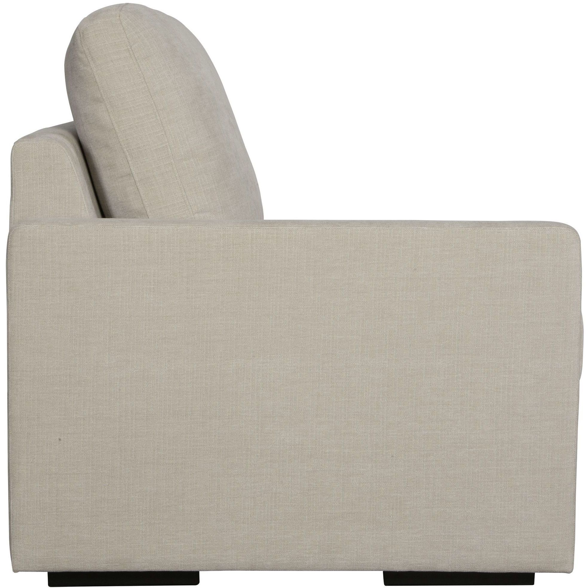 Refuge Light Sand Polyester Sofa, Left Arm Facing