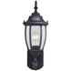 Rogers Park Textured Black Outdoor Motion Sensor