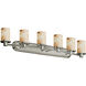 Alabaster Rocks 43.75 inch Brushed Nickel Bath Bar Wall Light