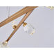 Canada LED 18 inch Gold LED Chandelier Ceiling Light