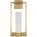 Ray Booth Lucid LED 8 inch Antique Brass Single Bracketed Sconce Wall Light