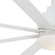Slipstream 65 inch Flat White Outdoor Ceiling Fan
