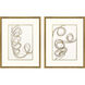 Radiant Spiral Metallic and Neutral Framed Art, The Studio