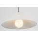 Amber Lewis Soren LED 20 inch Polished Nickel Pendant Ceiling Light