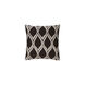 Somerset 22 X 22 inch Black and Ivory Throw Pillow