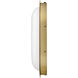 Emme LED 6 inch Heritage Brass Bath Wall Light