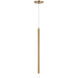 Reigndrop 1 Light 27.8 inch Aged Gold Brass Pendant Ceiling Light