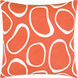 Lachen 18 inch Burnt Orange Pillow Kit in 18 x 18, Square