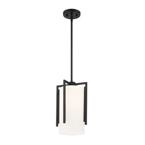 Cambria 1 Light 9 inch Matte Black Pendant Ceiling Light