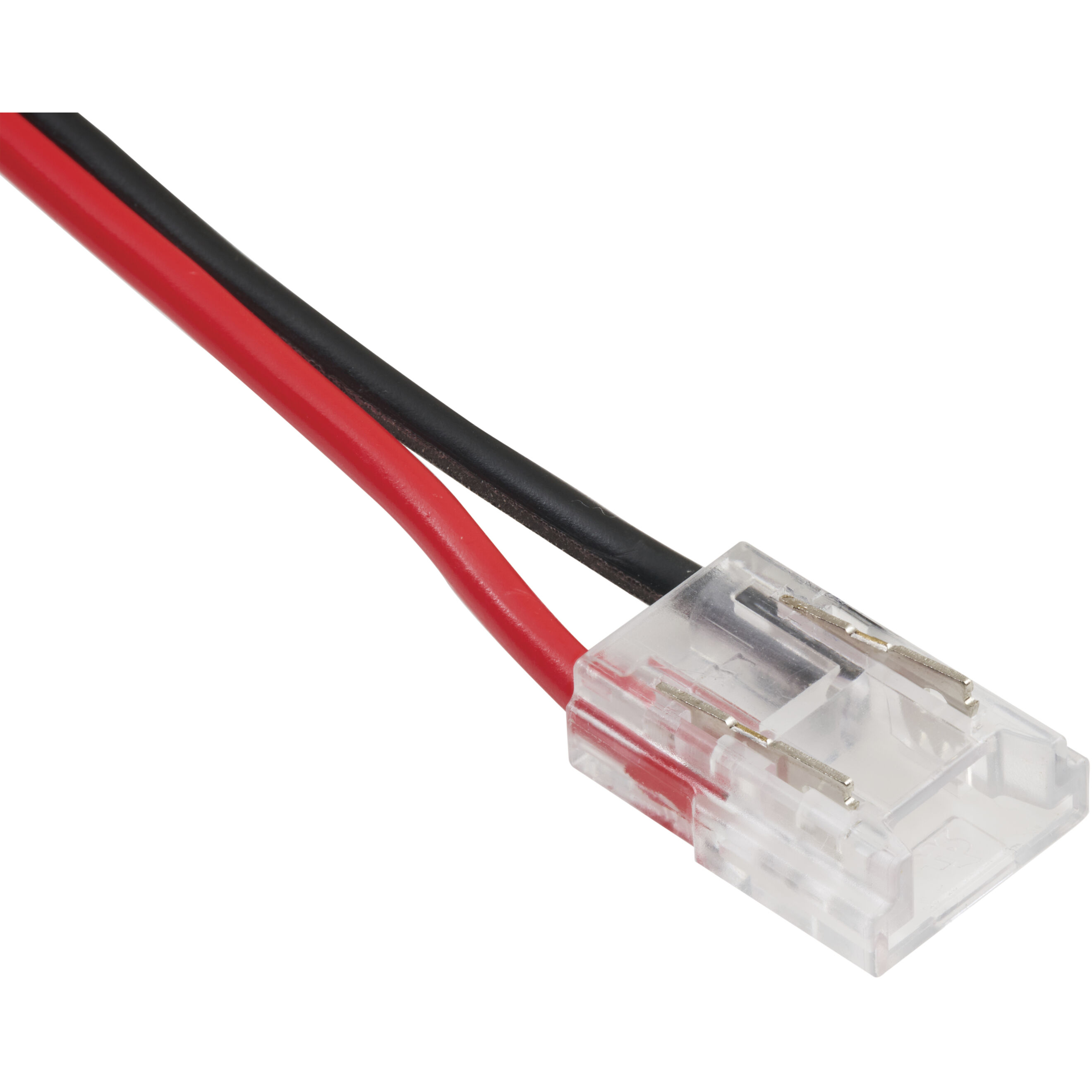 COB Dry Clear 0.45 inch Crimp Connectors, Tape to Supply Lead