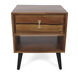 Asther 22 X 20 inch Natural and Black Bedside Table