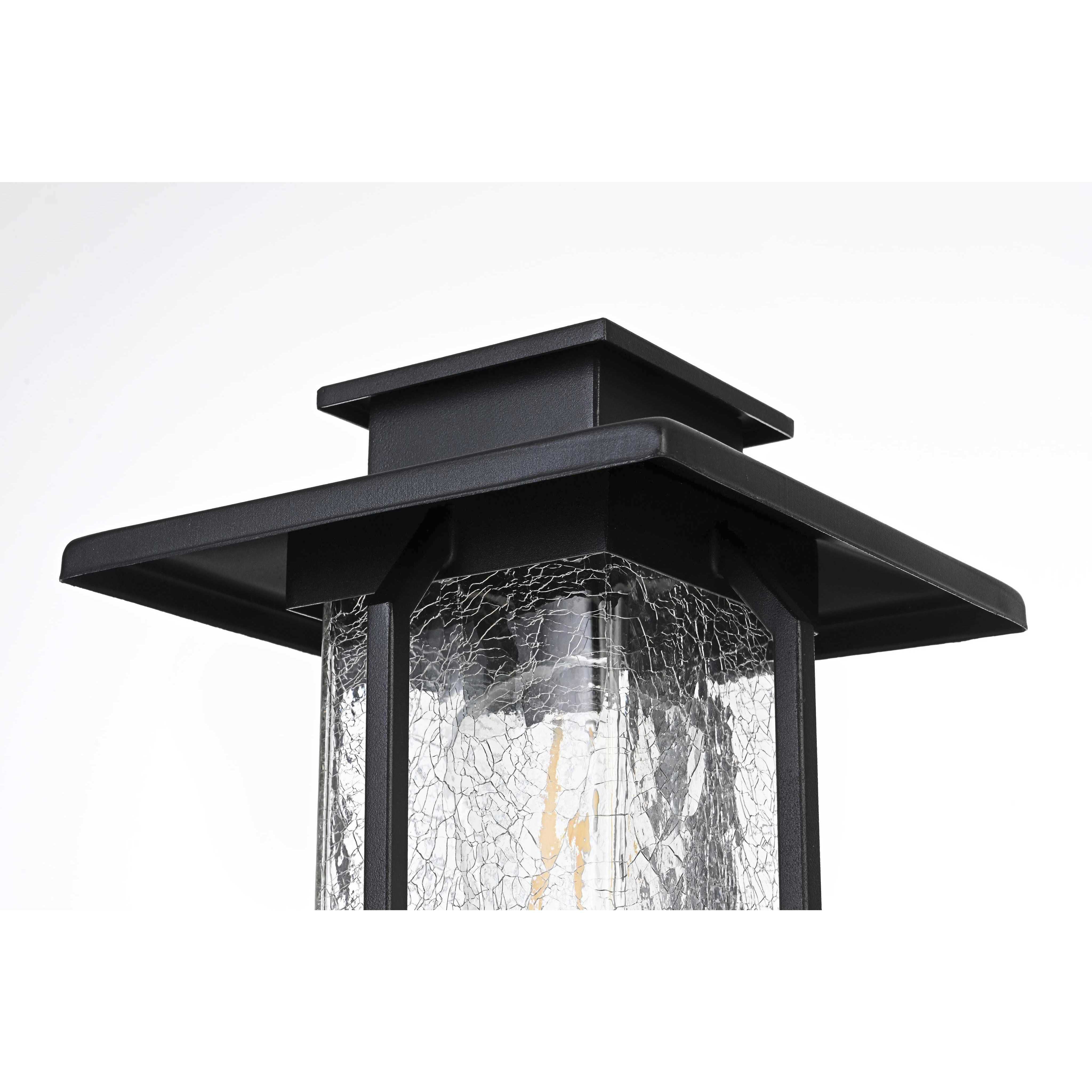 Salem 1 Light 15 inch Black Outdoor Post Light