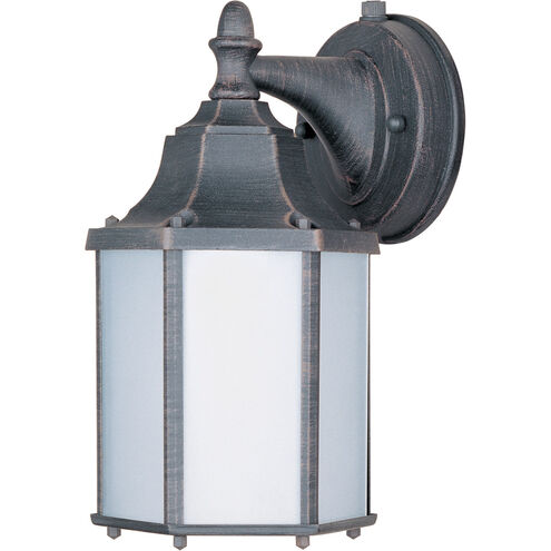 Builder Cast LED E26 LED 10 inch Rust Patina Outdoor Wall Mount