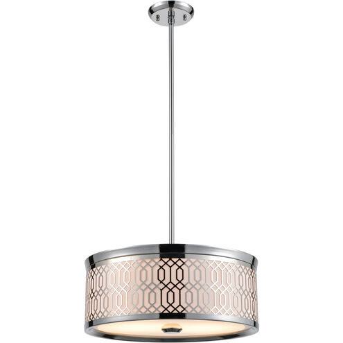 Torino 2 Light Chrome Pendant Ceiling Light