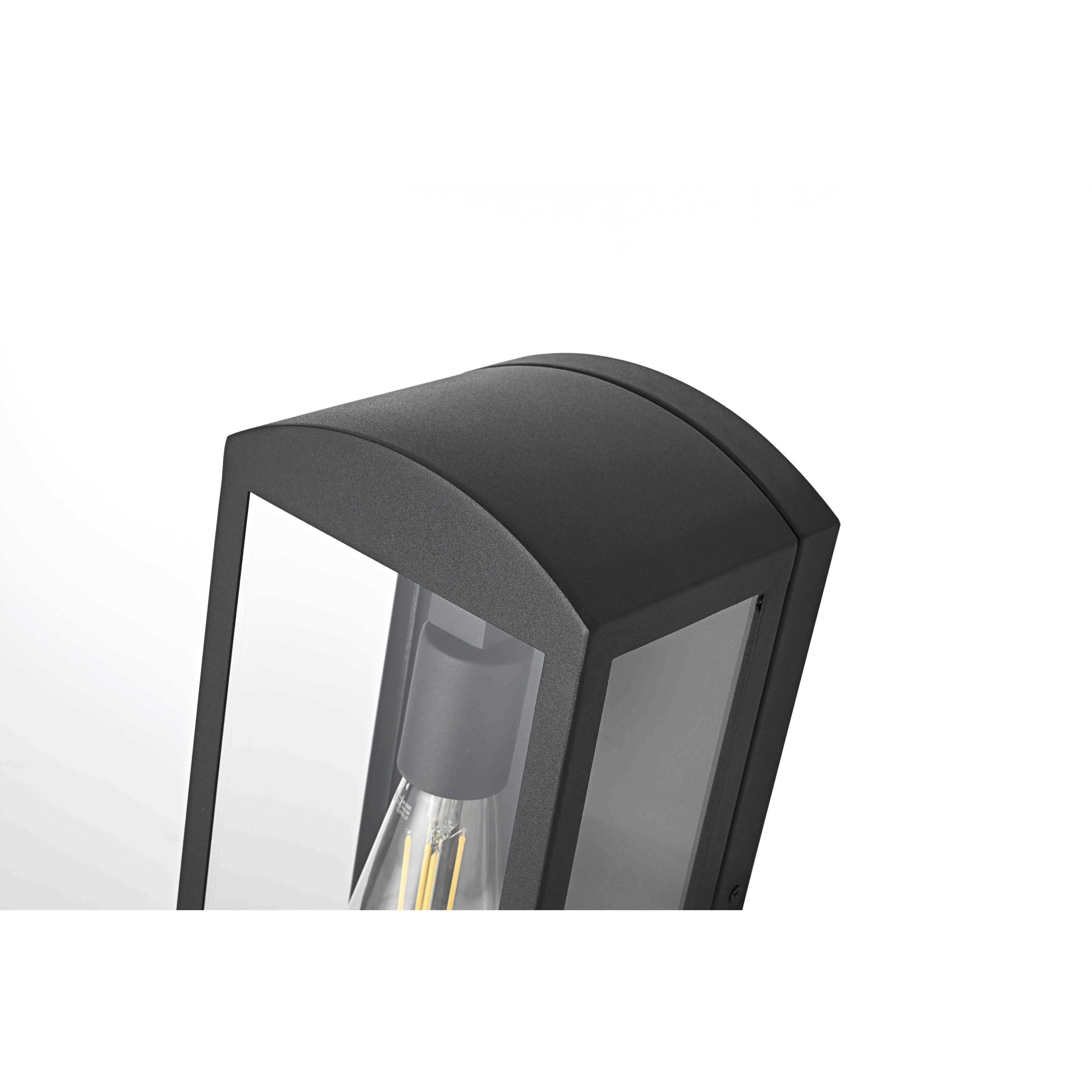 Miles 1 Light 14 inch Black Outdoor Wall Sconce