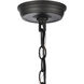 Tangent 1 Light 7 inch Matte Black Mini Pendant Ceiling Light
