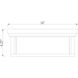 Willow 3 Light 16 inch Matte Black Flush Mount Ceiling Light