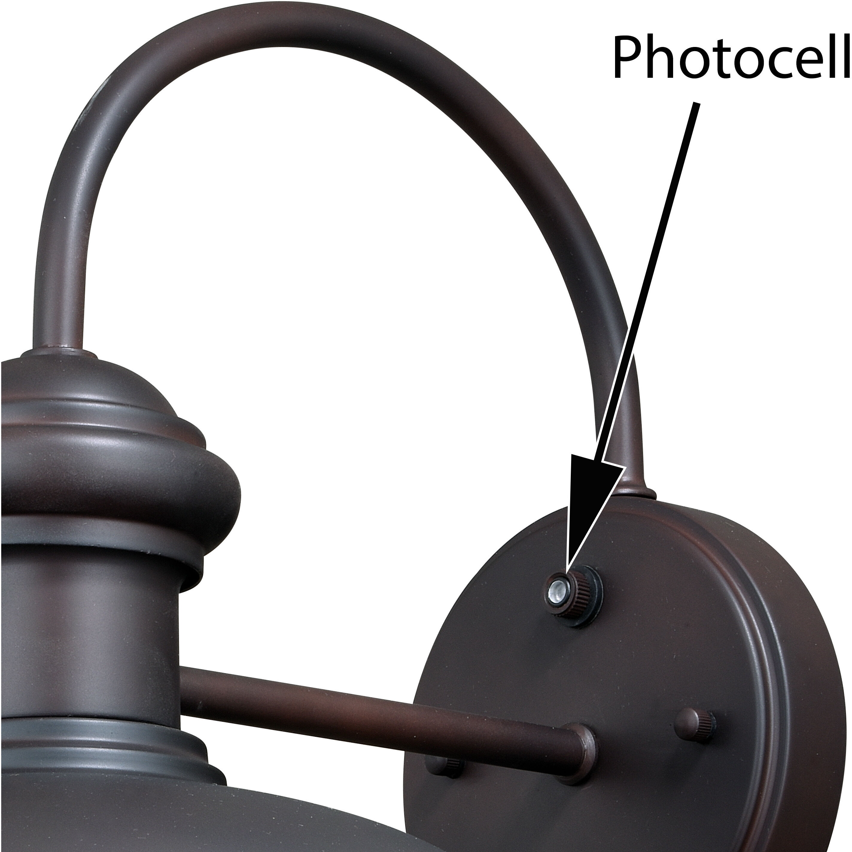 Franklin LED 15 inch Oil Burnished Bronze and Light Gold Outdoor Wall