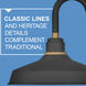 Foundry Classic Outdoor Barn Light in Textured Black, Gooseneck