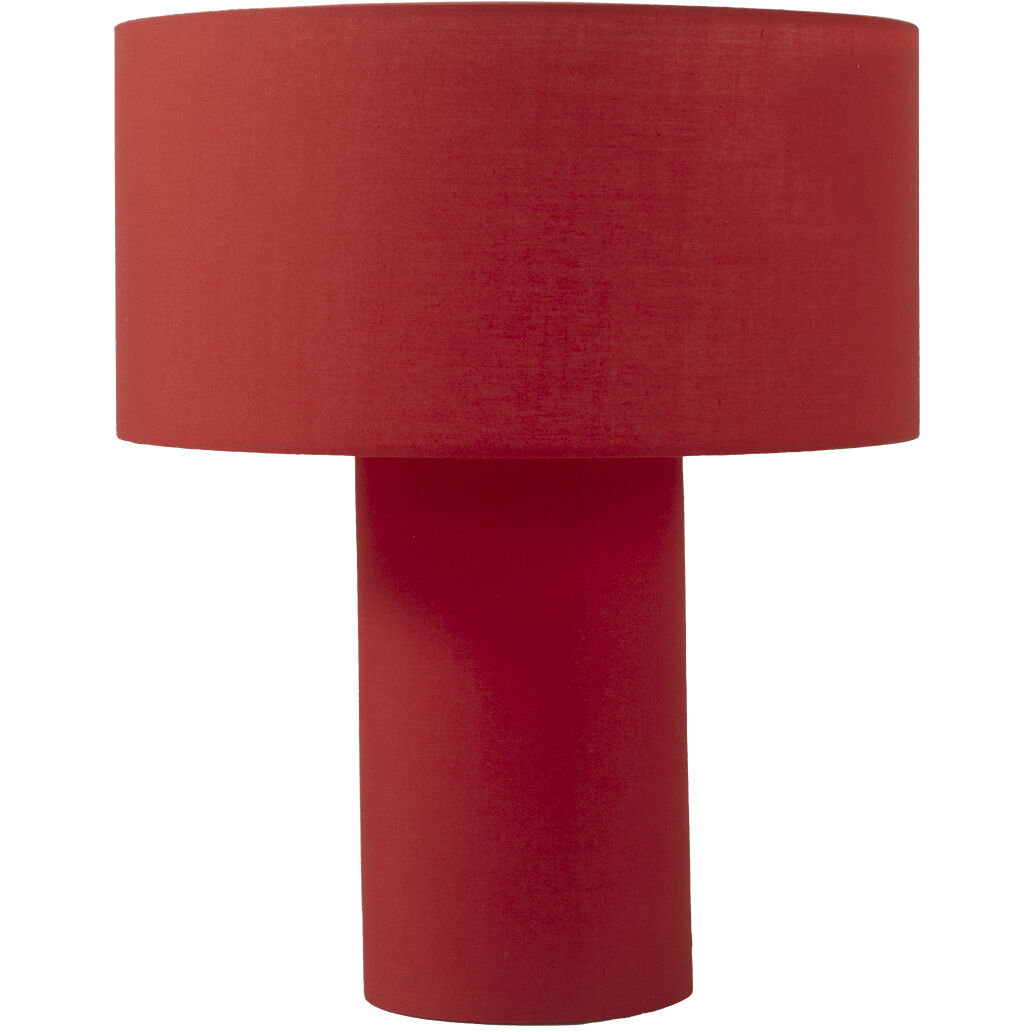 Moonlight 20 inch 14.00 watt Red Table Lamp Portable Light