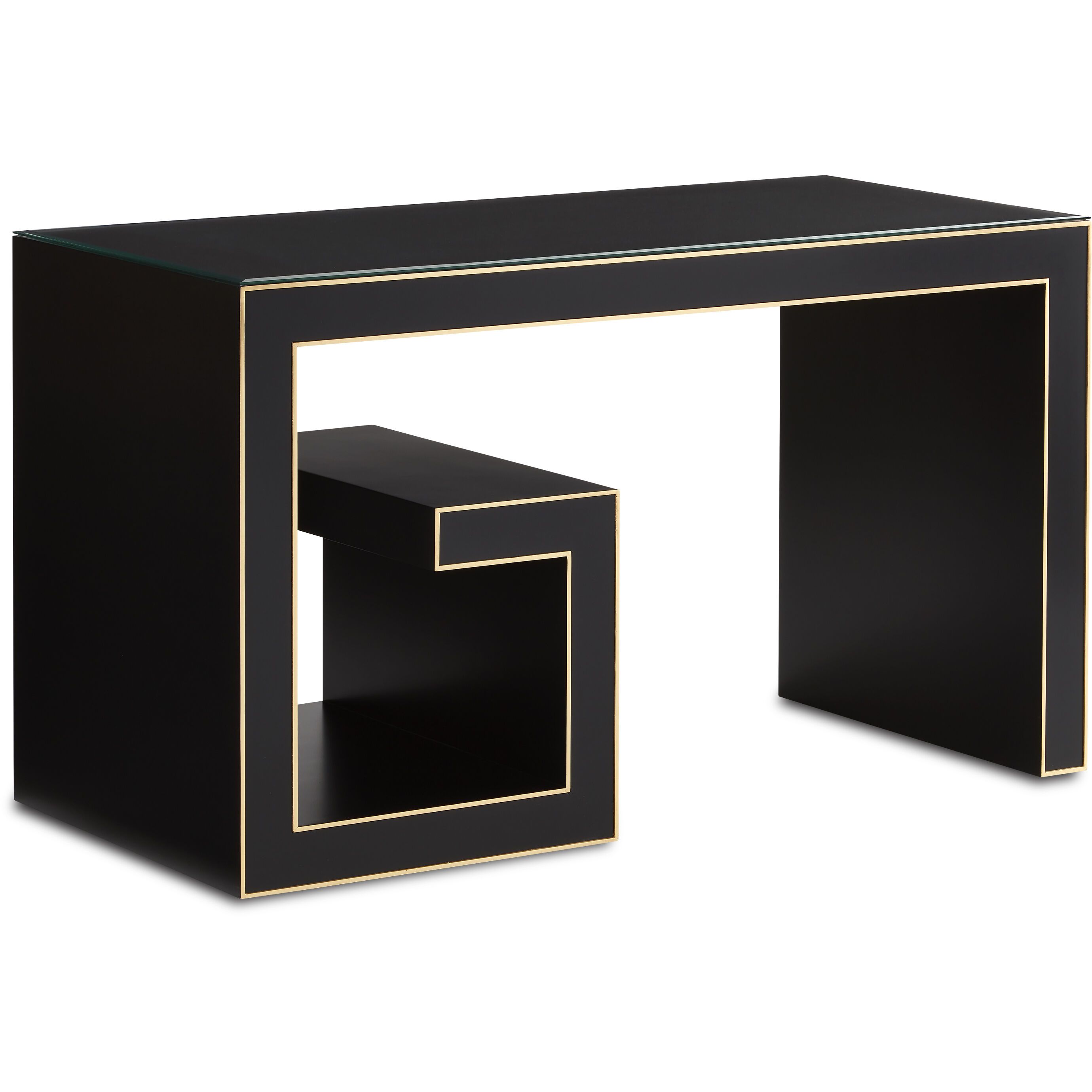 50 inch black desk store