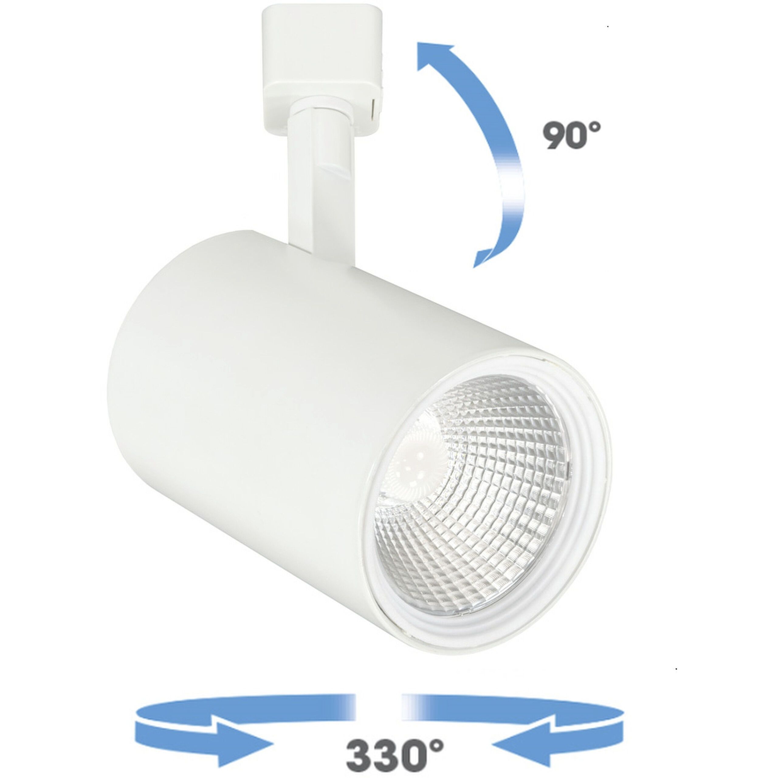 L562 120 White Track Head Fixture Ceiling Light, H-Type