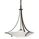 Antasia 1 Light 21.7 inch Ink Pendant Ceiling Light in Opal