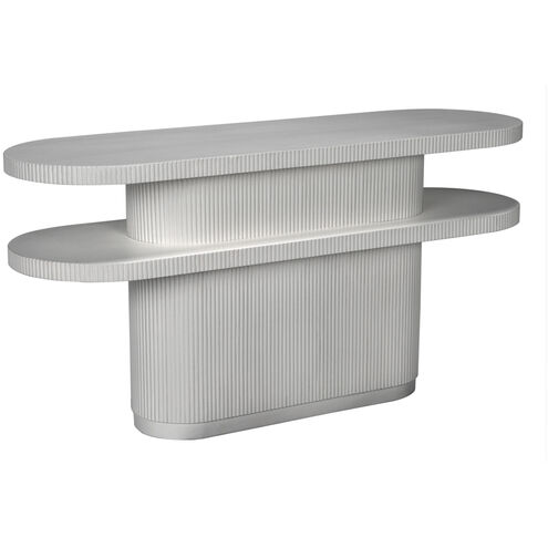 Parker 60 X 19 inch White Wash Console, Small