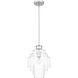 Driscoll 1 Light 10 inch Polished Chrome Mini Pendant Ceiling Light