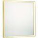 Nixon 32 X 32 inch Anodized Gold LED Mirror