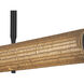 Alora Mood Maris Linear Pendant Ceiling Light in Matte Black