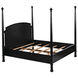 New Douglas Hand Rubbed Black Bed, Eastern King