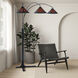 Natural Mica 86 inch 75.00 watt Bronze and Espresso Arc Floor Lamp Portable Light
