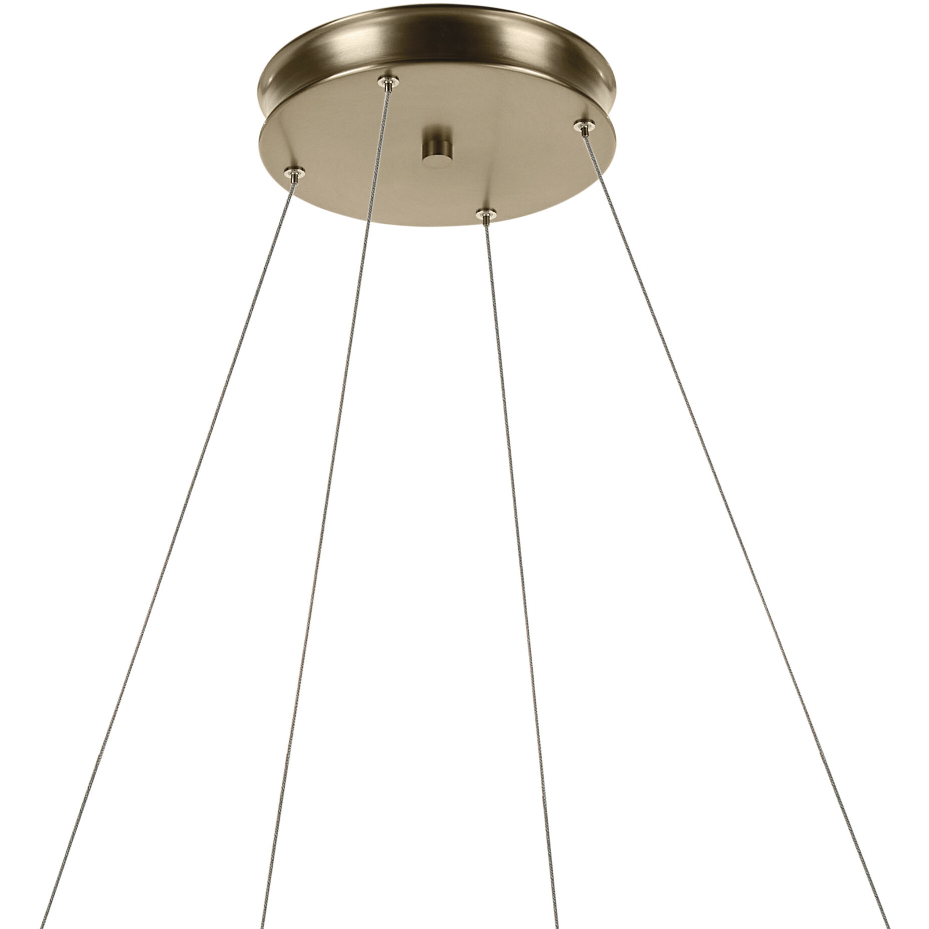 Larousse LED Champagne Bronze Chandelier Ceiling Light