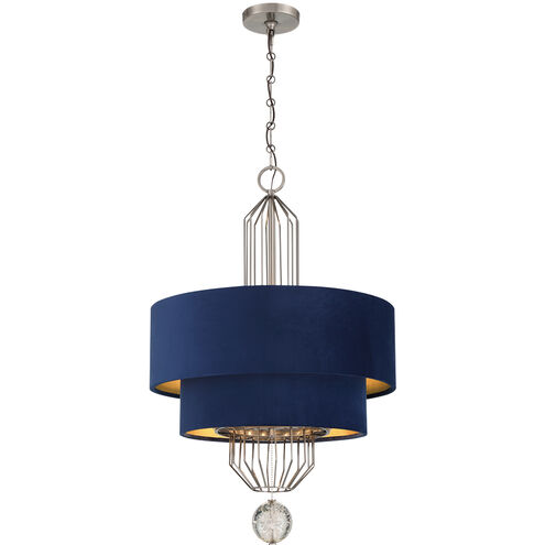 Grandeur LED 24 inch Aged Antique Nickel Pendant Ceiling Light