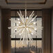 Aisi 16 Light 36 inch Fawn Gold Pendant Ceiling Light