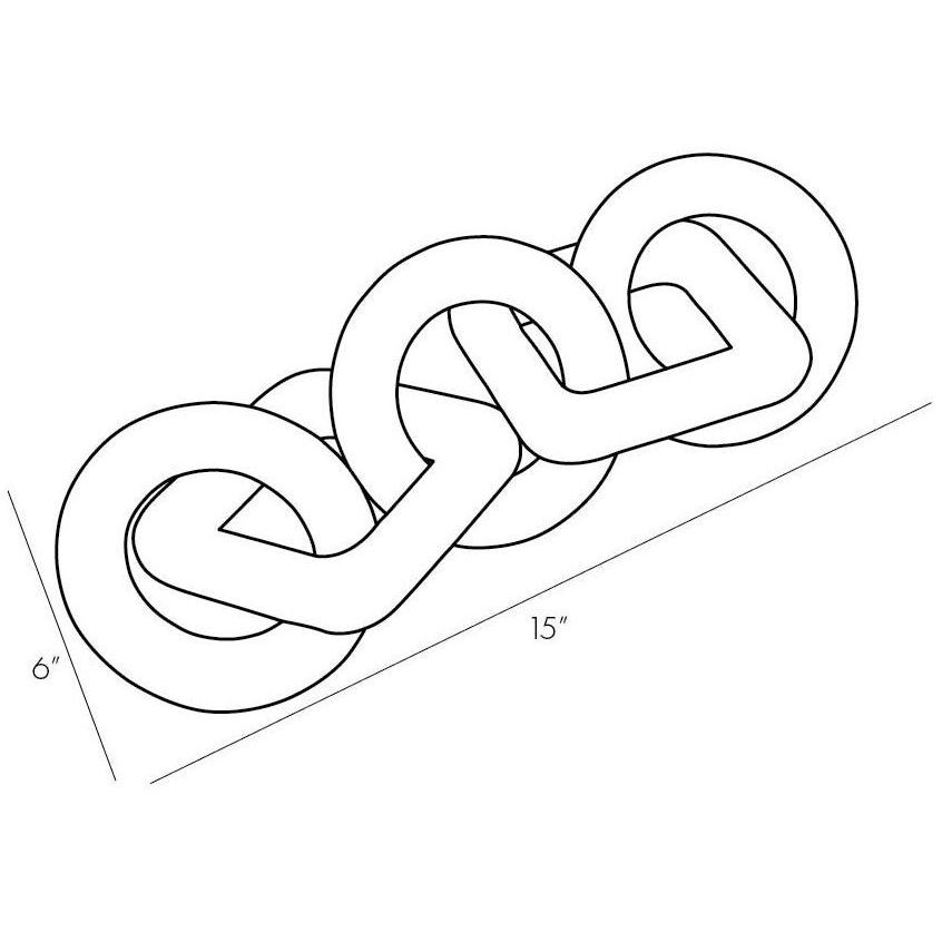 Brinley 15 X 4 inch Sculpture