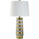 Sundisk 30.5 inch 150.00 watt Polished Gold Table Lamp Portable Light