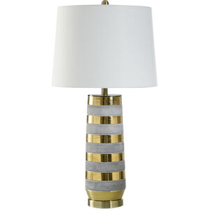 Sundisk 30.5 inch 150.00 watt Polished Gold Table Lamp Portable Light