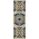 Frontier 96 X 30 inch Navy, Olive, Charcoal Rug