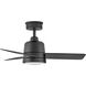 Chet 36 inch Matte Black Fan