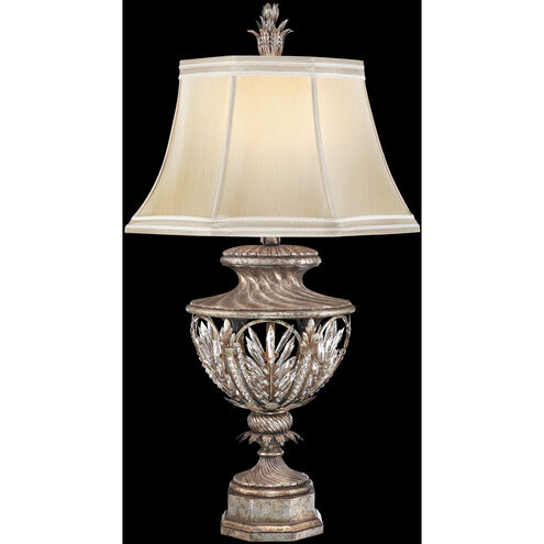 Winter Palace 37 inch 150 watt Silver Table Lamp Portable Light