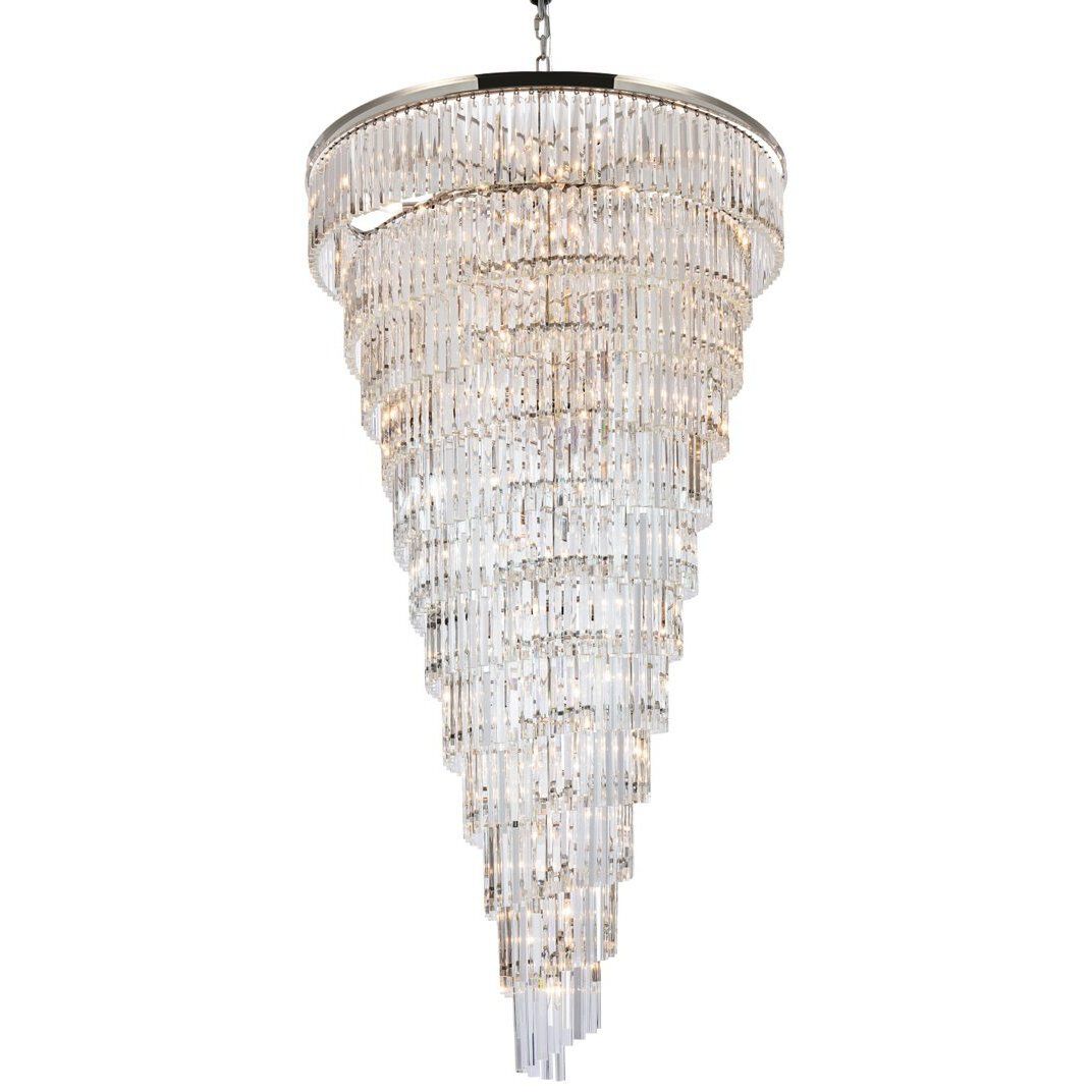 Sydney 58 Light 48 inch Polished Nickel Chandelier Ceiling Light