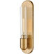 Tully 1 Light 4.5 inch Lacquered Brass ADA Sconce Wall Light