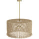 Amari 5 Light 31 inch Natural Chandelier Ceiling Light