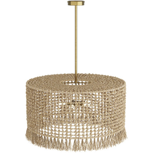 Amari 5 Light 31 inch Natural Chandelier Ceiling Light