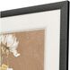 Wildflowers I, II & III White and Brown and Green and Rust Framed Art