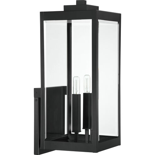 Westover 2 Light 23 inch Earth Black Outdoor Wall Lantern
