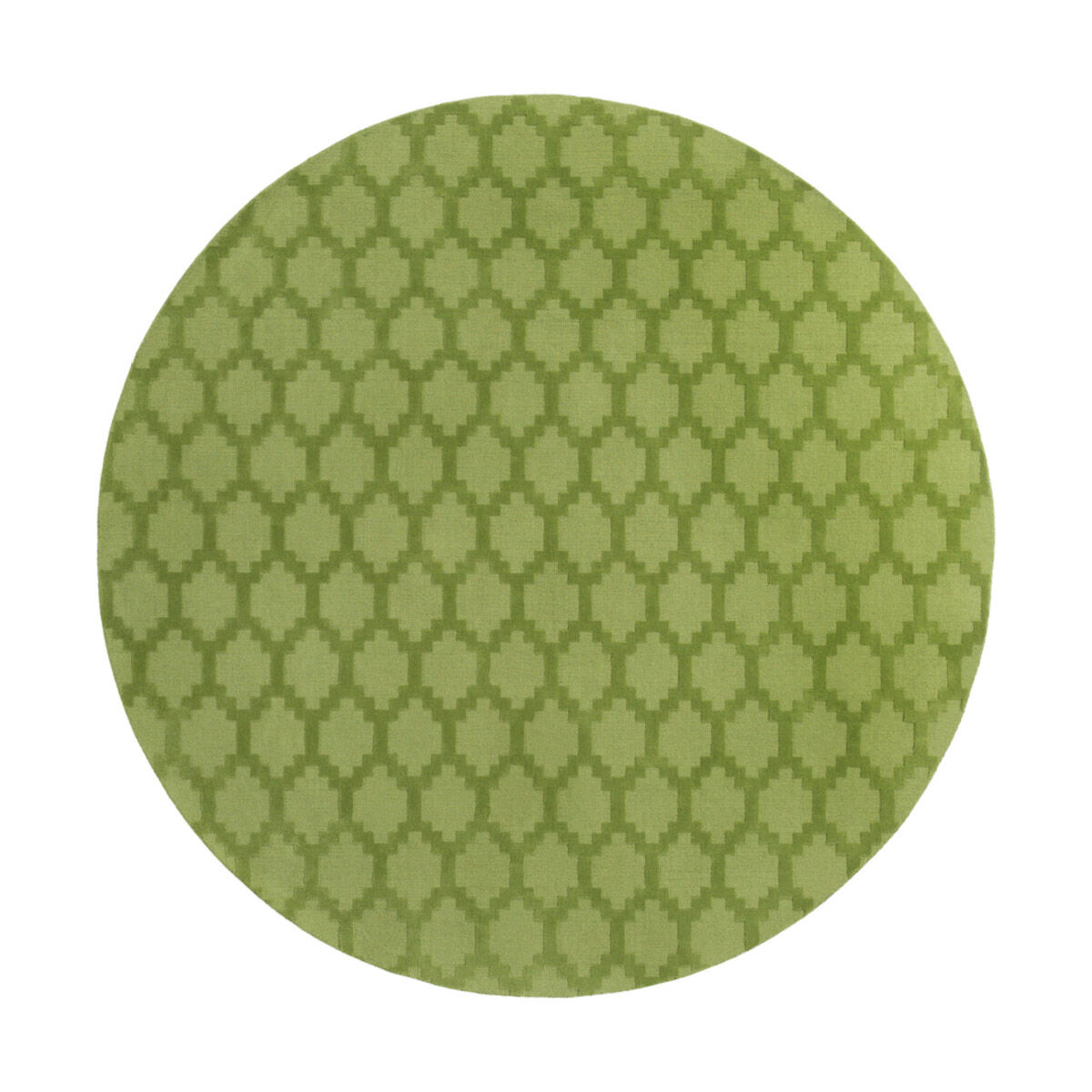 Metro 72 X 72 inch Lime Indoor Area Rug, Round